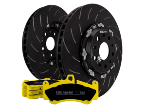 EBC Racing Disque de frein flottant en deux parties et kit de plaquettes yellowstuff. Porsche 991 GT3 - P2DK046Y, 99135240780, 99135240880, 99135294883, 99135140581, 99135140681, 99135194784, 99135140682 - DP42206R, DP42207R, SG2F013, SG2F019