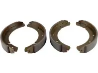 Set handremschoenen. Porsche 356 / 356A / 356B 1950-63 SET VAN 4 - 69535103302, 69535103301, 35642015, PCG35103303, 356  42 015
