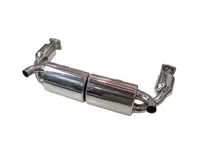Silenciador de escape / silenciador deportivo DesignTek para Porsche 997 Turbo - 99711102680, 99711300980, 997113009BX, 99711301080, 997113010BX