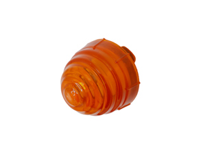 Lente indicatore di direzione anteriore, gialla, rotonda. Porsche 356 - 64463141106
