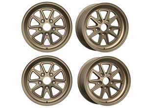 Jeu de jantes alliage Outlaw52 001 16" bronze mat. Porsche 911 - 001BB-67053+23, 001BB-68053+10