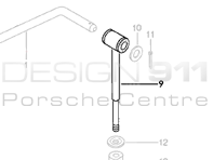 Drop Link anteriore. Porsche 924 1979-85 - 477411057K, 477411057P