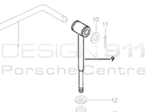 Drop Link anteriore. Porsche 924 1979-85 - 477411057K, 477411057P
