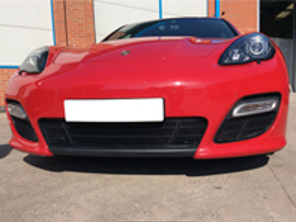 ZunSport Stainless Steel Centre Grille for Front Bumper. Porsche 997.2 Carrera GTS / Models With Aerokit Front Bumper - ZPR31809, ZPR31809