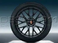 20' Macan RS Spyder Design Jantes en alliage et pneus d'hiver Porsche d'origine - 95B04460018, 95B04460017, 95B044642J