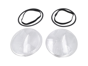 Headlight glass replacement kit LHD. Porsche 911 / 964 - 91163192700/1, 91163196700/1, 91163111502/8, 91163192702, 91163196700, 91163111502, 1305614005, 91163192700