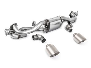 Échappement sport Milltek avec filtre à particules inversé et garnitures en titane. Porsche 718 Cayman GT4 / Boxster GTS 4.0 L - 982251053F, 982251053H, 982251053K, 982251053E - SSXPO167