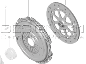 Kit d'embrayage. Porsche 991.1 C2/C4 - 99111691310, 3000970056, 9G111691300, 9G111691301, 9G111691302, 9G111691303, 9G111691304, 99111691310, 99111691311