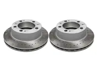 Disco de freno trasero perforado (PAR). Porsche 986 - 98635240104, 98635240103 - 986 352 401 04 rd