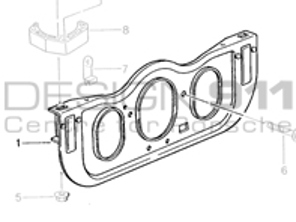 Support de montage moteur. Porsche 996 Turbo 2000-05 - 99637501301, 99637501300