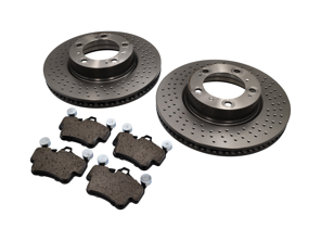 Pastillas de freno y disco de freno DELANTERO. Paquete Porsche 997 C2/ C4 - 99635140501, 99635140601, 99635140502, 99635140602