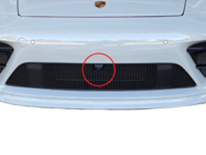 Grille centrale de pare-chocs avant en acier inoxydable ZunSport. Porsche 992 Carrera (Pack Design Sport) FDC - ZPR79719, ZPR79719B, ZPR79719, ZPR79719B