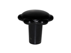 Manopola per il controllo del riscaldatore, nera. Porsche 356 A / 356 B - 69542479100, 1688000100 - 1688000100