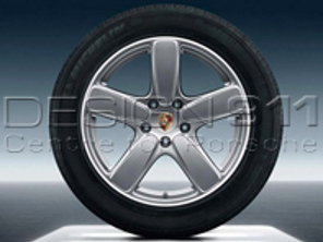 21' Cayenne Sport Classic GT Silver Metallic Jantes et pneus en alliage d'origine Porsche - 95804460276