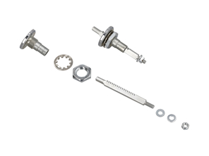 Système de soupape d'air frais complet sans bouton. (Ensemble de 2) Porsche 356 A-T1 - 64457101500, 64457101500B