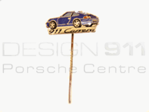 Anstecknadel 'Porsche 911 Carrera' Blau
