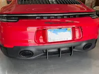 Diffuserlamellen voor de achterbumper. Porsche 992.1 Sport Design / GTS / Aero Kit - 992.1REARDIFFUSERFINS