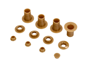 Seat headrest runners trim guides, Brown. Porsche 911 / 912 - 90152119300, 00391125109, 90152119301 - B00391125109