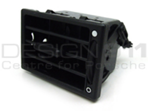 Seitlicher Luftauslass in Schwarz. Porsche 964 / 993 - 9645722610101C, 9645722620101C