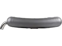 Terminale di scarico/silenziatore con uscita angolata lucida da 57mm. Porsche 911 fino a luglio 1965 - 91111102500, 91111102505, 1620614000, 92.210Aearly - 1620614000