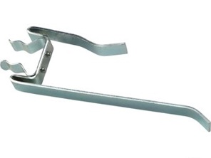 Jack stand storage receiver clip. Porsche 356 - 64450109300, PP153C, P153C, 1681750100 - 1681750100
