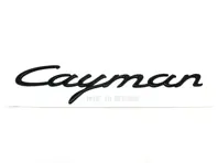 CAYMAN - Badge for Porsche 987C Cayman R - 98755923706, 987.559.237.06