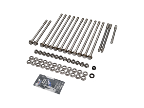 Crankcase through bolt kit. Porsche 911 3.6L to 3.8L engines - 95910117302, 95910117301, 204-5406, 95910117200, 96410131302, 95910117303, 96410117400