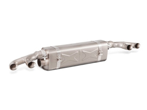 Akrapovic Slip-On Line Titanium Exhaust System for Porsche 991.2 Turbo / Turbo S 2017>> - 99111173171, 99111173140
