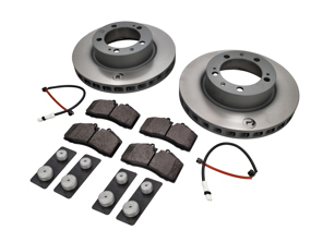 Front Brake pads and brake disc package. Porsche 944 Turbo S M758 Zimmermann - 92835104361, 92835104461, 99335193905, 94461236502, 95135108904