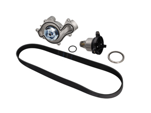 Wasserpumpen-, Riemen- und Thermostat-Einsatzsatz für Porsche 9YA Cayenne / 971 Panamera V6 Hybrid - 9A712101304, 9A712168800, 9A110655900, 0PB121688, 9A790313710, 9A712101303