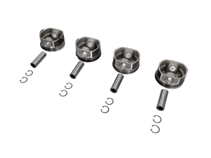 Piston set, Flat top 94x71mm. Porsche 914 - VW9400T4EP