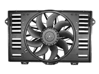 Condotto aria radiatore acqua con ventola. Porsche 970 Panamera Turbo - 97010606153, 97010606155 - CFF553000P