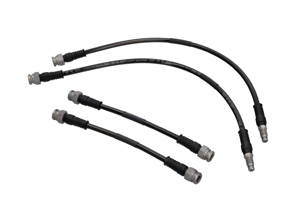 Tubi freno in acciaio inox intrecciato (set da 4) anteriori e posteriori Porsche 944 / 924S - 477611071B, 944611071F