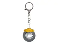 Llavero con disco de freno Porsche, amarillo. - WAP0503700PSAB
