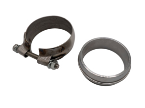 Uitlaat O-ring en klemset voor uitlaatpijp. Porsche 964 - 96411124701, 96411124702, 96411124703, 96411133600, PCG11133600