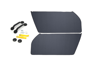 Kit pannello porta RS, con cinghie di trazione GIALLE. Porsche 911/930/964/993 - 96455503X00, 964555830YW, 964555251008YR