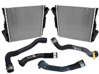 Radiators and pipes replacement kit for 991.2 / 982 Boxster / 982C Cayman - 9P1121251, 9P1121252, 9P1121623, 9P1121624, 9P1121611, 9P1121612, 99951249900, 99610680102