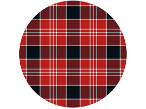 Tessuto tartan in poliviscosa SOLM (1970), ispirazione: Porsche 917 vincitrice Le Mans 1970 *CAMPIONE*