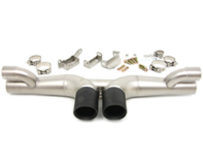 Finale di scarico con terminali cromati neri Porsche 991 GT3 - DesignTek - 99711102799, 99711102790, 99711102792 - GT3, R