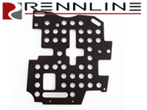 Pedana in alluminio Rennline. Lato conducente. Porsche 964 / 993 TIPTRONIC - F17