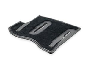 Moquette del pavimento, nera. Porsche 964 / 993 Manuale LHD Auto - 964551015005FV, 96455101500