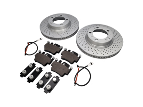 Pack de plaquettes et disques de frein AVANT. Porsche 996 1997-04 ABS - 99635140501, 99635140601, 99635294903