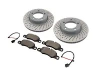 Pacchetto pastiglie freno e dischi freno ANTERIORI. Porsche 981 Boxster S / Cayman S di SHW - 99735140101, 99735140201, 98135193904, 99160916500