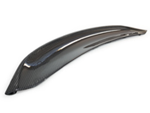 Spoiler posteriore a coda di rondine stile GT4, in fibra di carbonio. Porsche 718 Cayman - 982827934G2X, 982827934E