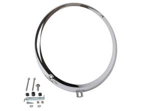 Anello faro Hella stile cromato. Porsche 356A / 356B / 356C - 64463111201 - 8195150800