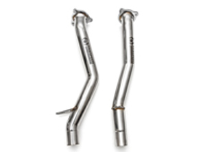Exhaust Catalytic Converter Bypass Pipes. Porsche 958 Cayenne S / GTS - 95811302400, 95811302401, 958113024AX, 95811302300, 95811302301, 958113023AX