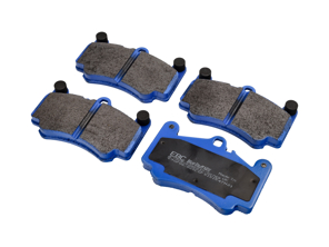 Plaquettes de frein EBC Blue NDX RACE Avant. Porsche 996 Turbo / 996 GT3 / 997 C2S / 997 C4S - 99635294902, 99635294903, 99635194911, 99635194912, 99635194913 - DP51454NDX, DP51515NDX