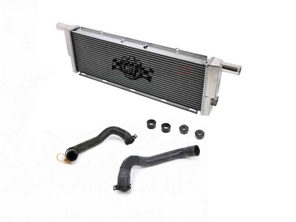 Radiatore centrale in alluminio per acqua di raffreddamento e tubi flessibili Porsche 991 GT3 / 991 GT3RS - 99110613802, 99110613801, 99110603890