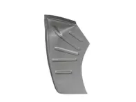 Vleugelverbindingsplaat, 5-ribsuitvoering. Porsche 356A - 64450201500, 64450201600, 64450201700, 64450201800 - PP106CR, P106CR, PP106CL, P106CL