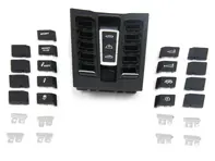 Reparatieset gecombineerde schakelaar middenconsole. Porsche 991.1 2014-15 Cabrio - 99161396705DML, 99161396707DML, 99161396705, 99161396707